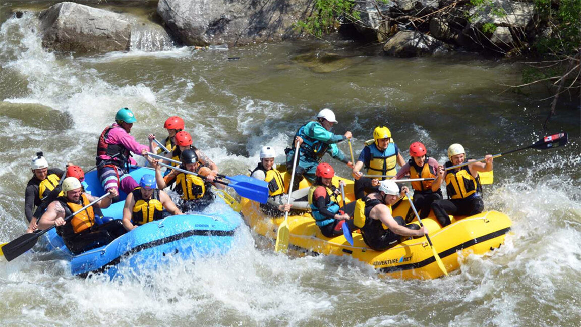 Struma Nehri'nde rafting sezonu açıldı