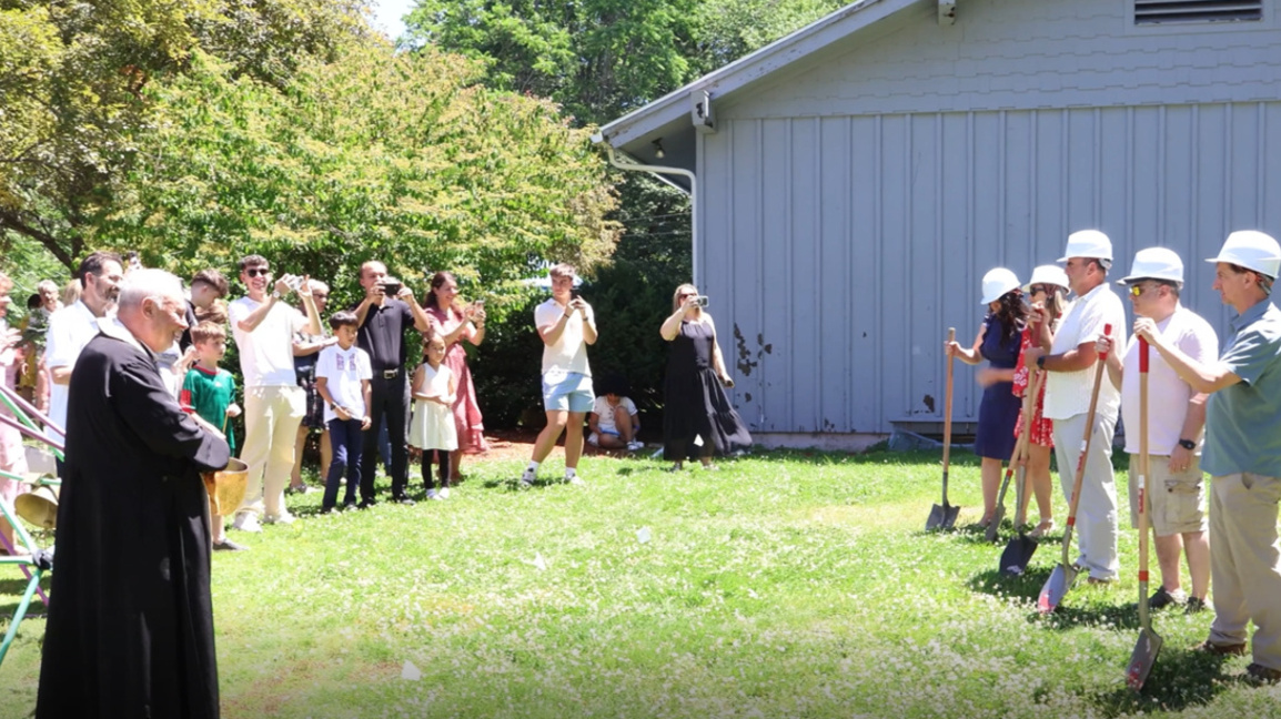 Bulgarians in Boston break ground for Orthodox Church