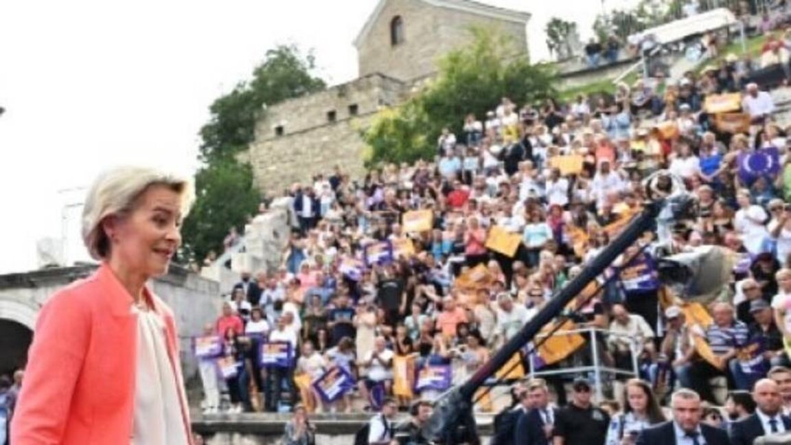 Ursula von der Leyen besuchte Plowdiw und zitierte Christo Botew
