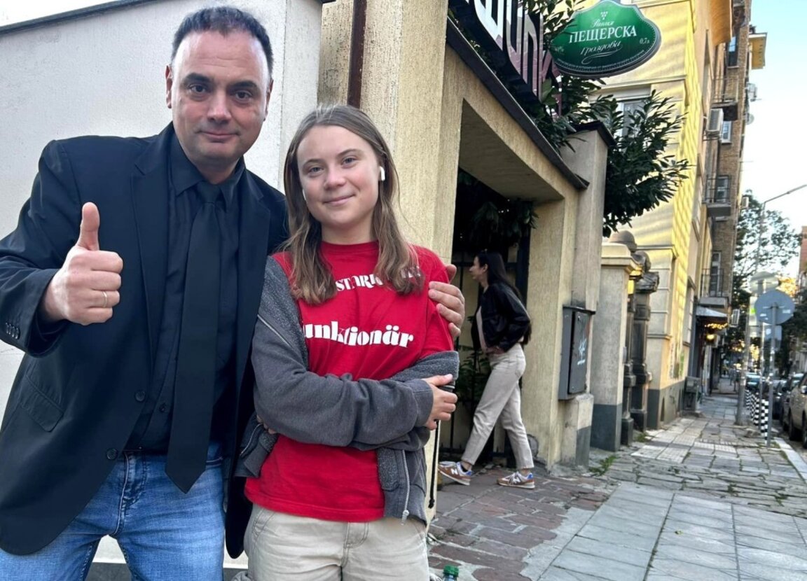 Greta Thunberg incognito à Sofia...
