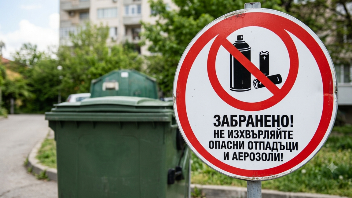 Община Бургас с мерки срещу възпламеняване на контейнерите за смет