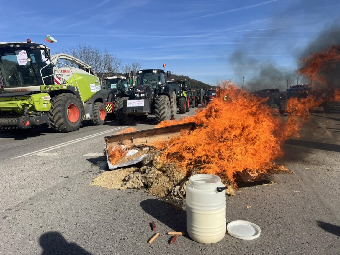 Les céréaliers n'acceptent pas la méthodologie d'aide du gouvernement, leurs manifestations pourraient bloquer Sofia