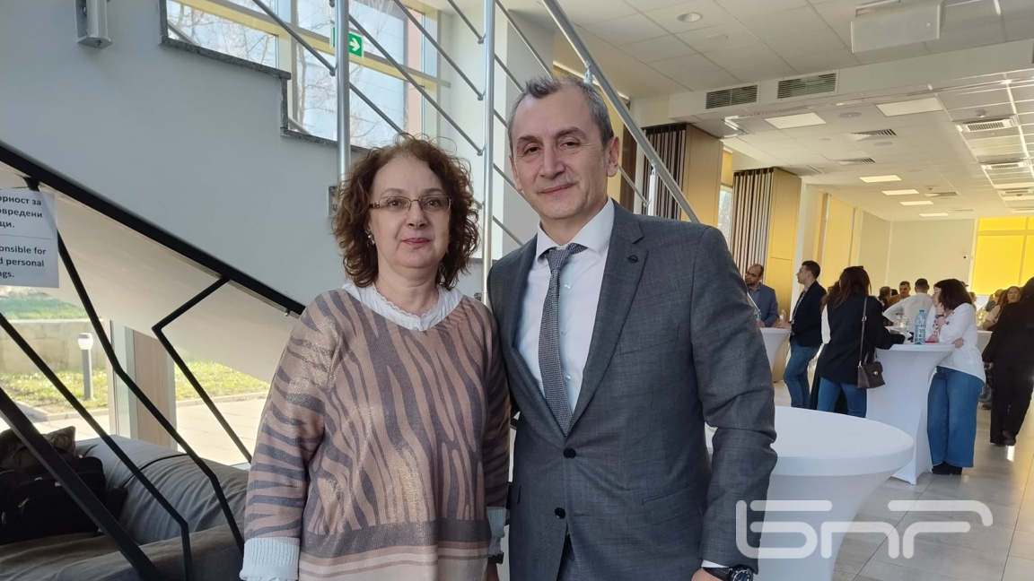 Гергана Хрисчева и доц. Михаил Околийски