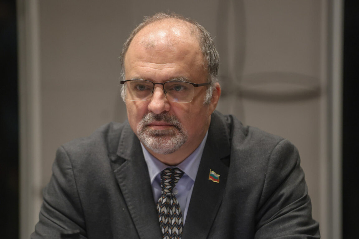 Caretaker Minister of Culture Nayden Todorov