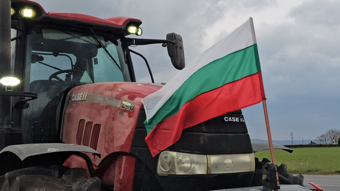 Протест на земеделци в Сливен
