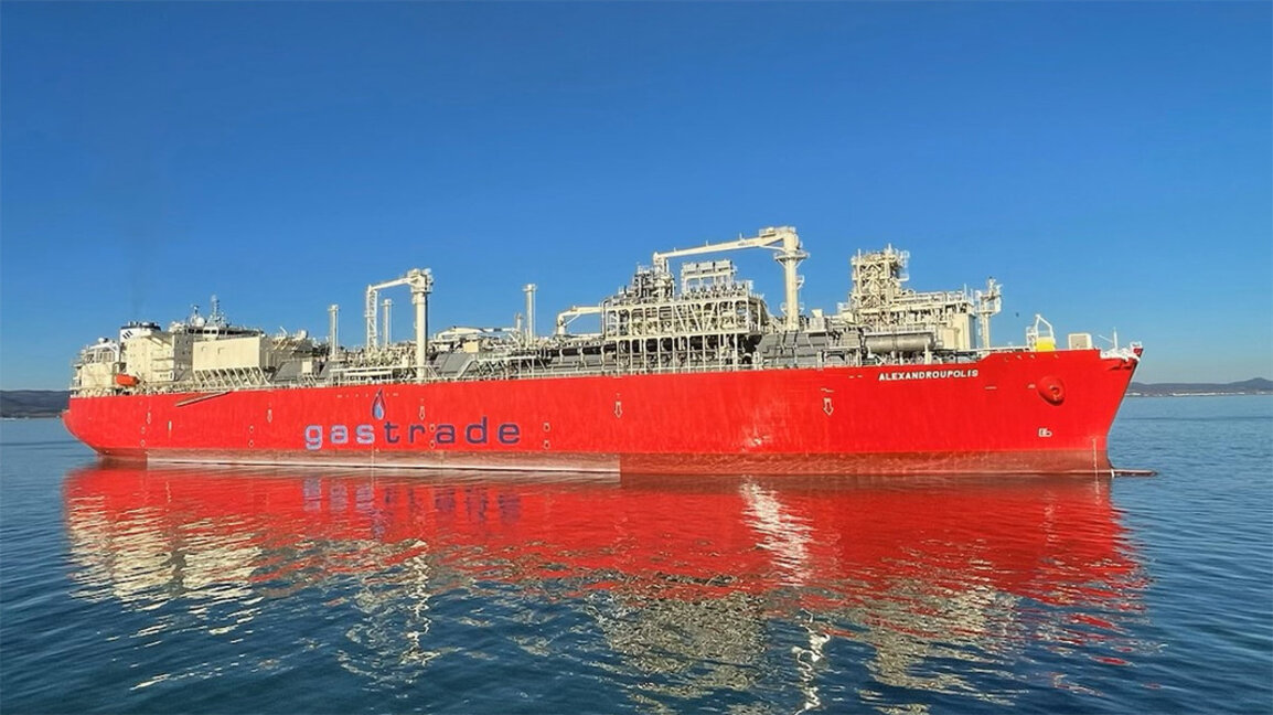 Mbërrin ngarkesa e parë e gazit natyror nga terminali i Aleksandrupolis