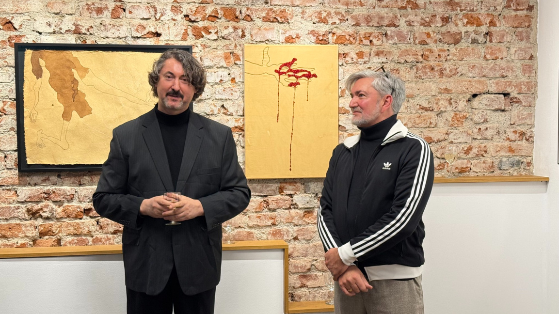 Борис Чеширков и Аксел Морел (вдясно)