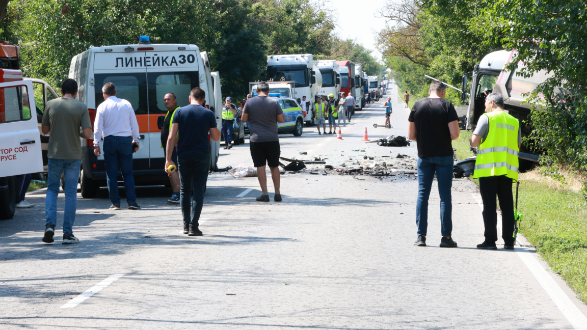 Четири жертви и трима ранени при катастрофа на пътя Русе-Бяла