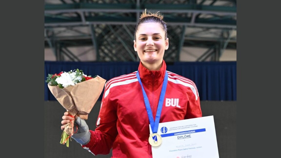 Escrime : Emma Neykova sacrée championne d’Europe junior