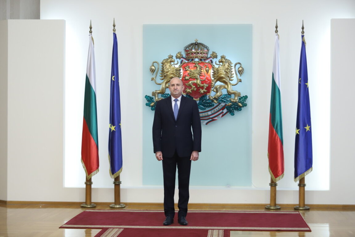 Президентът Румен Радев.