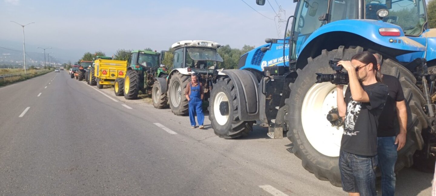 Протестът на земеделците се пренася в София