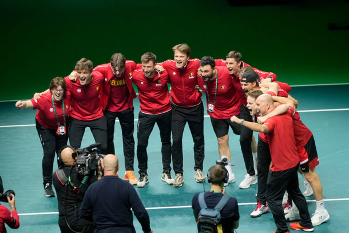 Белгия е първият полуфиналист за купа „Дейвис“