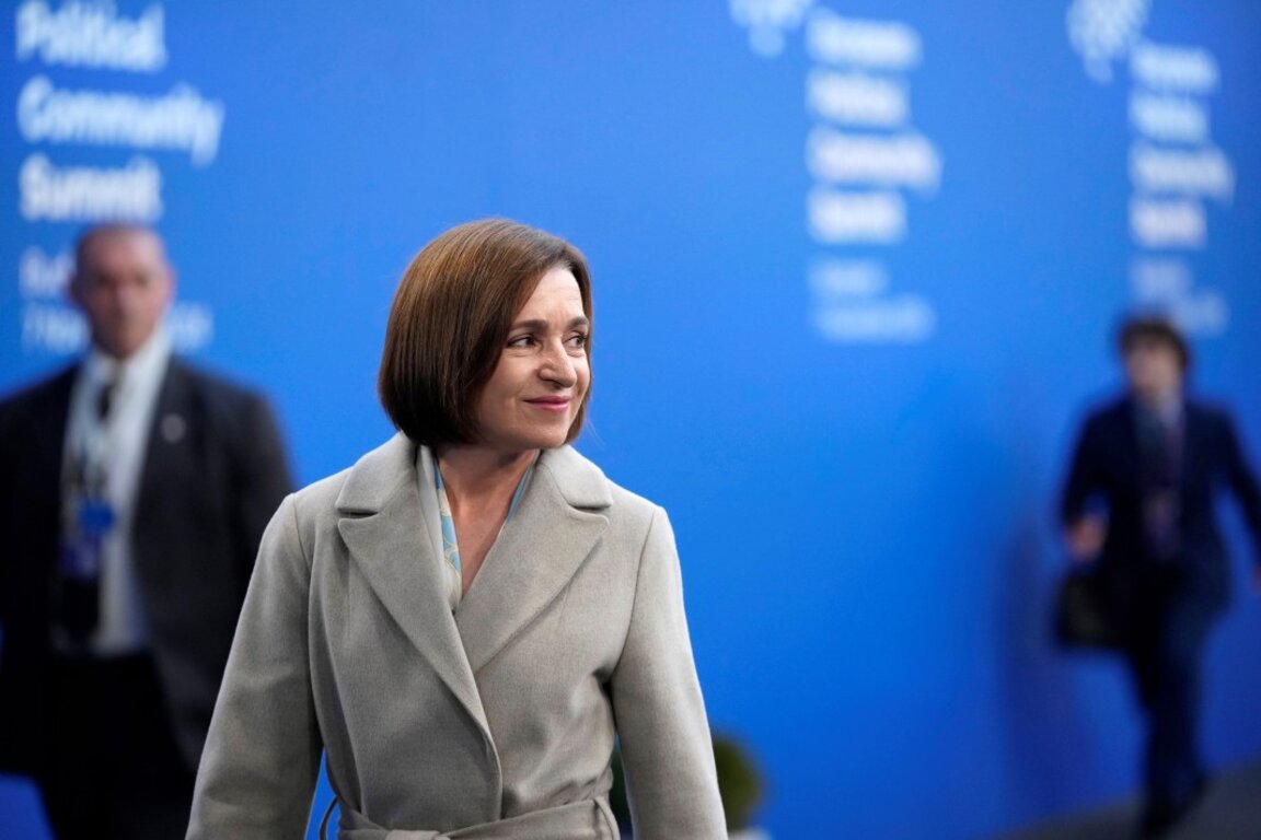 Президентката на Молдова Мая Санду