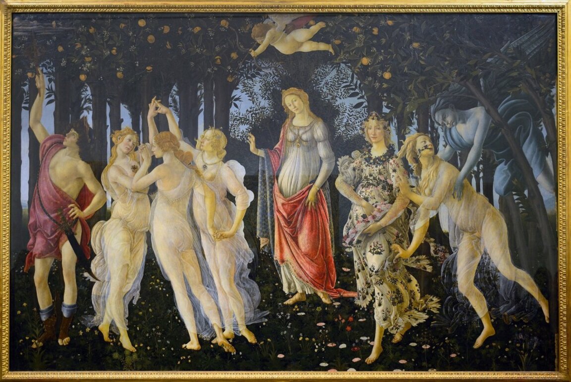"Пролет" - Сандро Ботичели, 1478