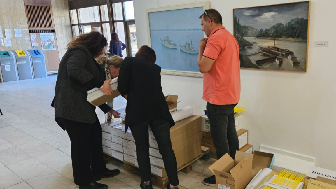 Разпределиха бюлетините в Русенско