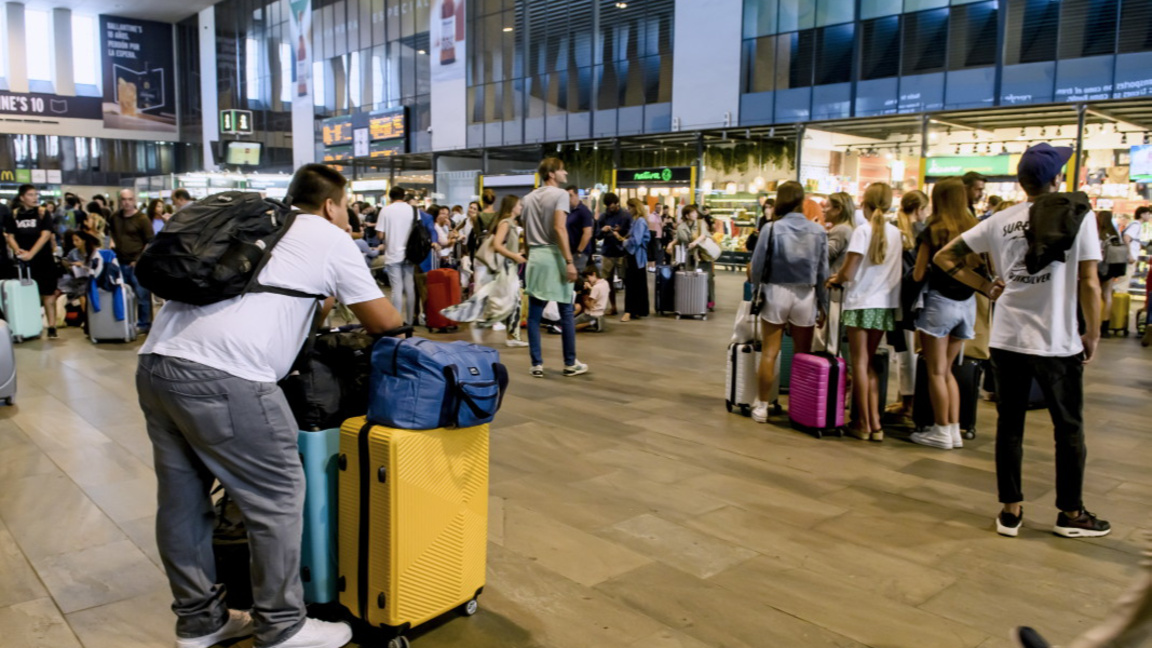 Жп гарата в Санта Хуста, Севиля.