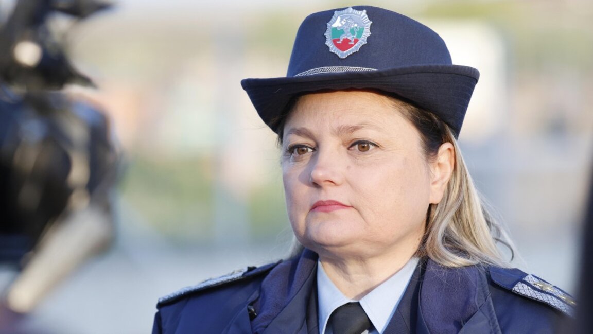 Комисар Мария Ботева зам.-началник на Пътна полиция, ГДНП.