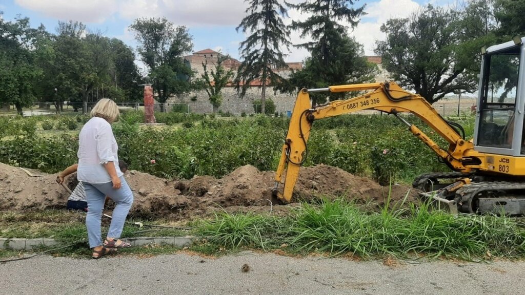 Археологическо наблюдение се провежда в Крайдунавския парк във Видин