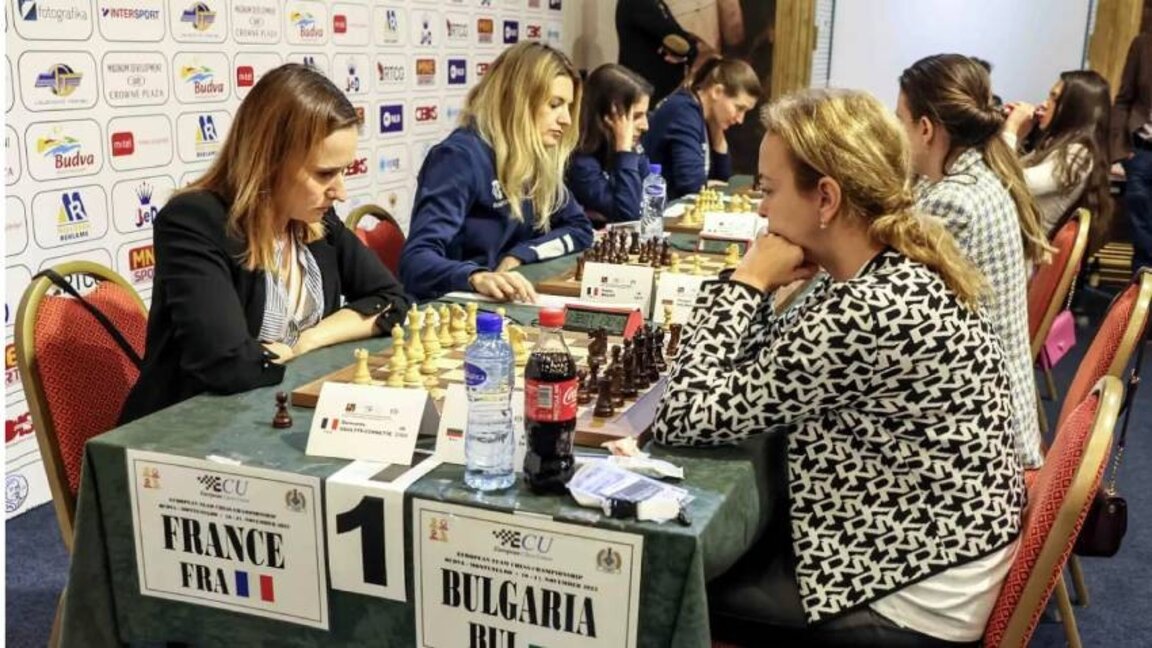 Bulgarian girls with guaranteed medals at European Team Chess Championship
