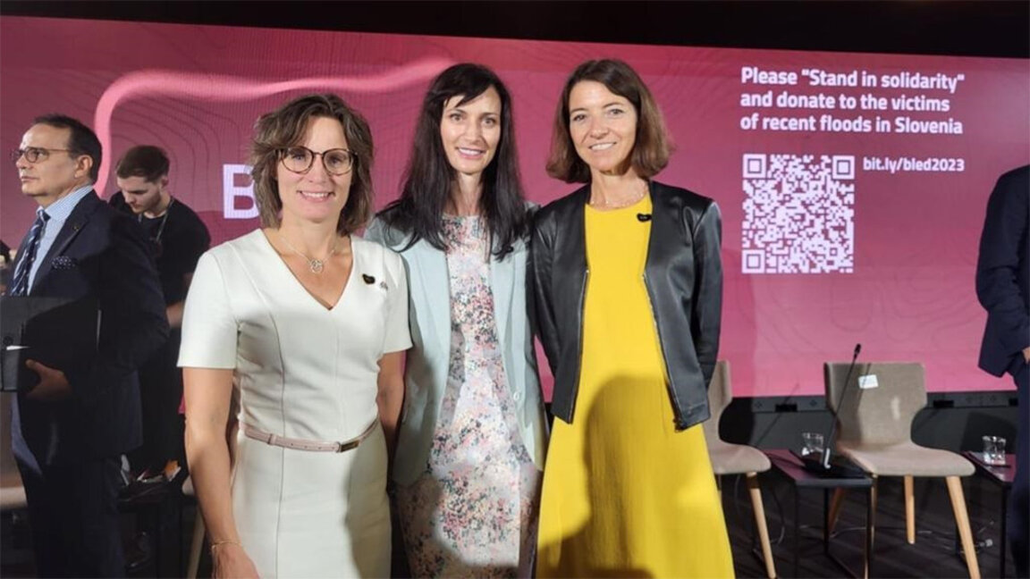 Beitritt zu Schengen – zentrales Thema von Maria Gabriel in Bled