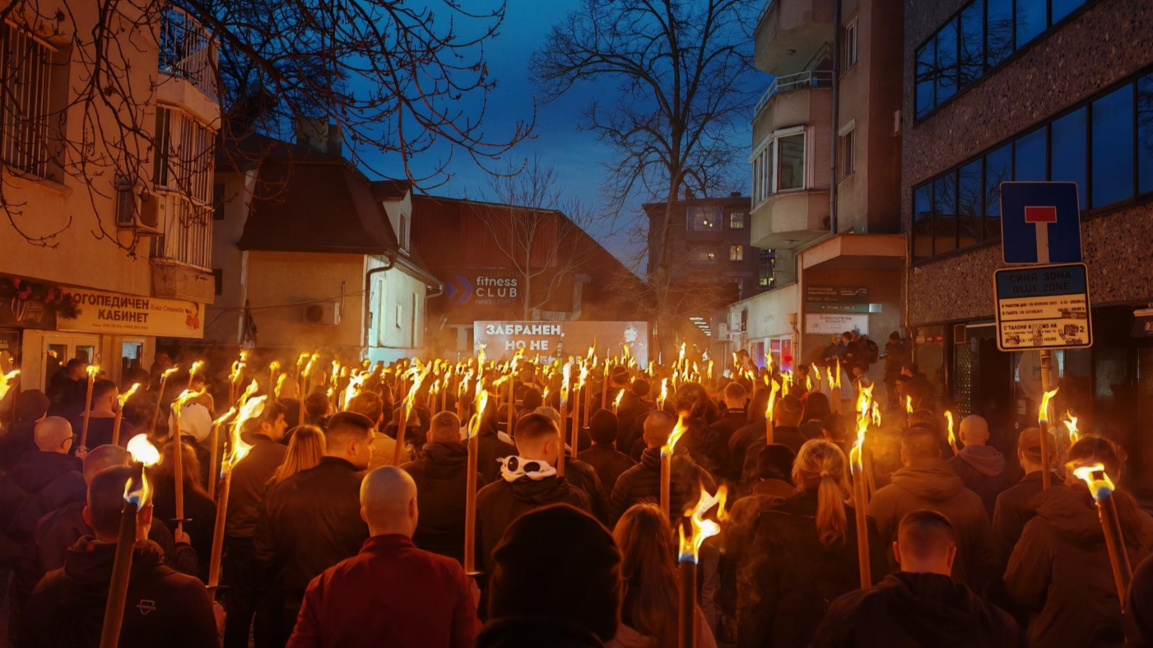 В столицата се проведе факелно шествие в памет на генерал Христо Луков