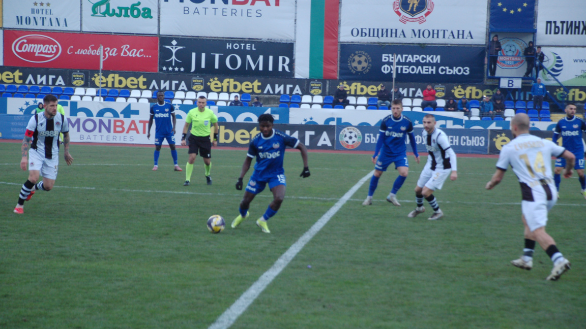 Замръзнал терен провали контролата на Монтана