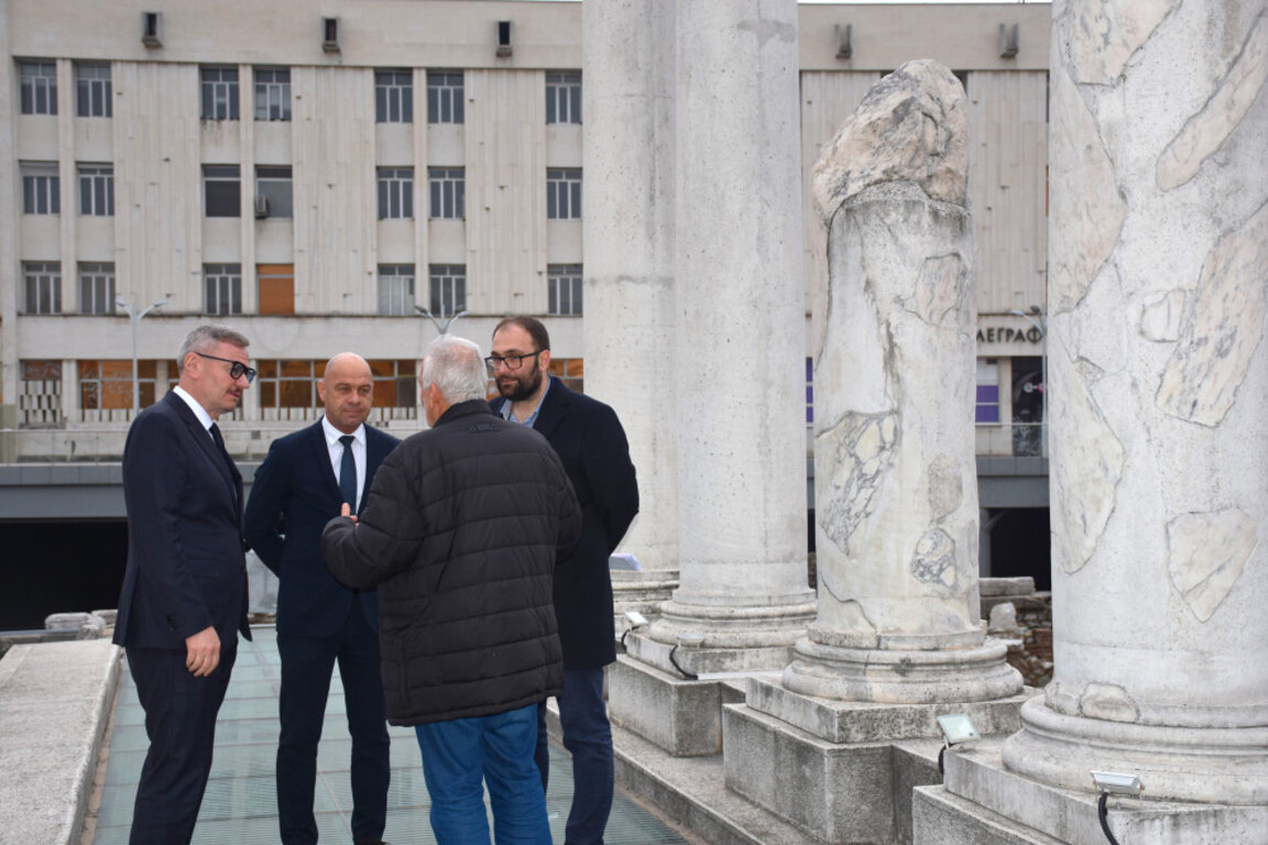 Réouverture de l'Odéon romain à Plovdiv...
