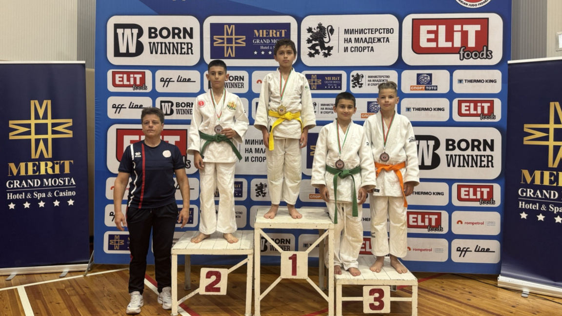 Злато за "Бъдин" Видин от държавното първенство по джудо