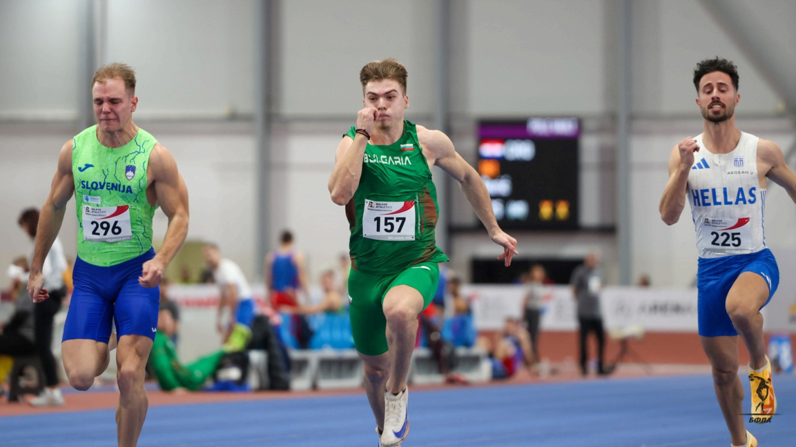 Христо Илијев најбржи на Балкану на 60 м