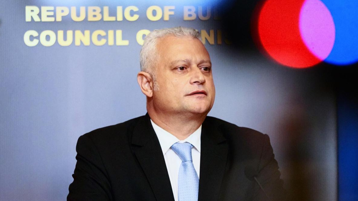 Министърът на вътрешните работи Емил Дечев