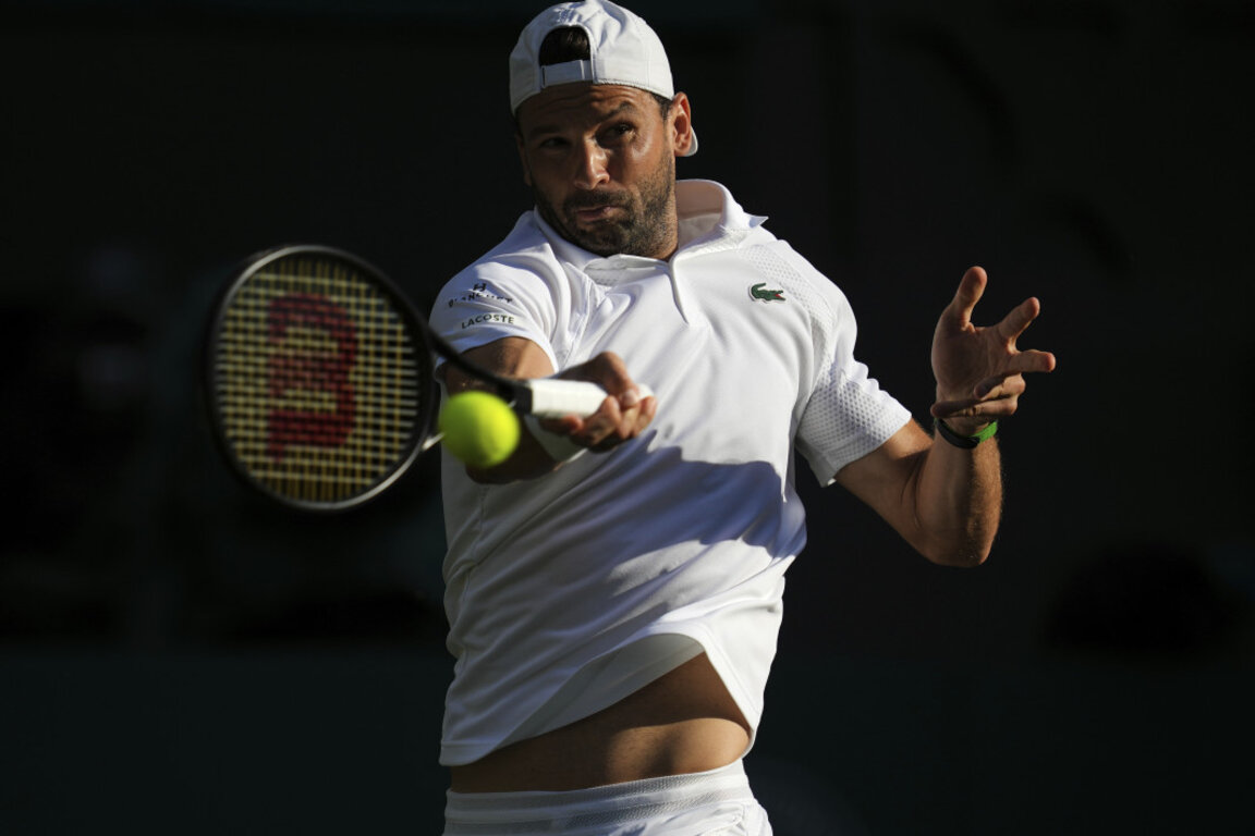 Grigor Dimitrov vuelve a las pistas tras tres meses de ausencia