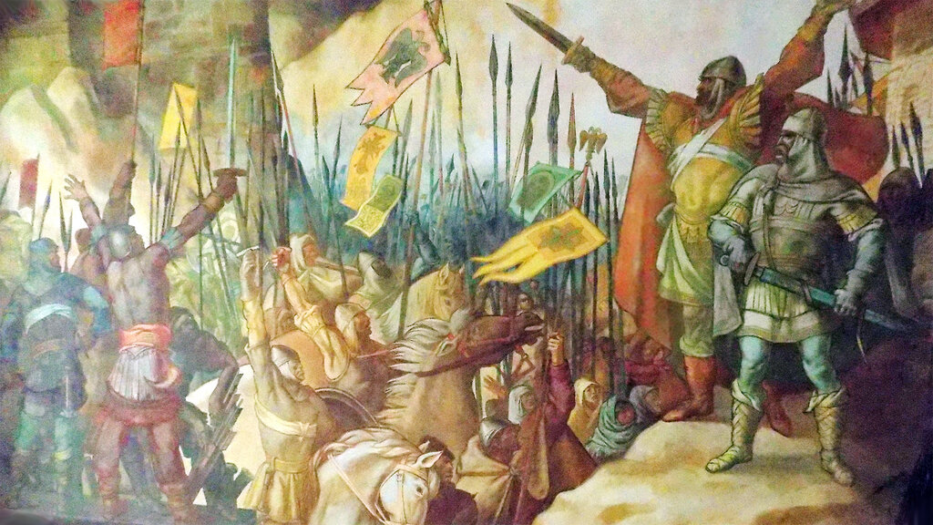 “The Uprising of Asen and Peter” by Georgi Bogdanov, 1961.