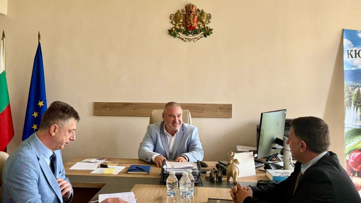 Областният управител на среща с ръководството на ОДМВР - Кюстендил