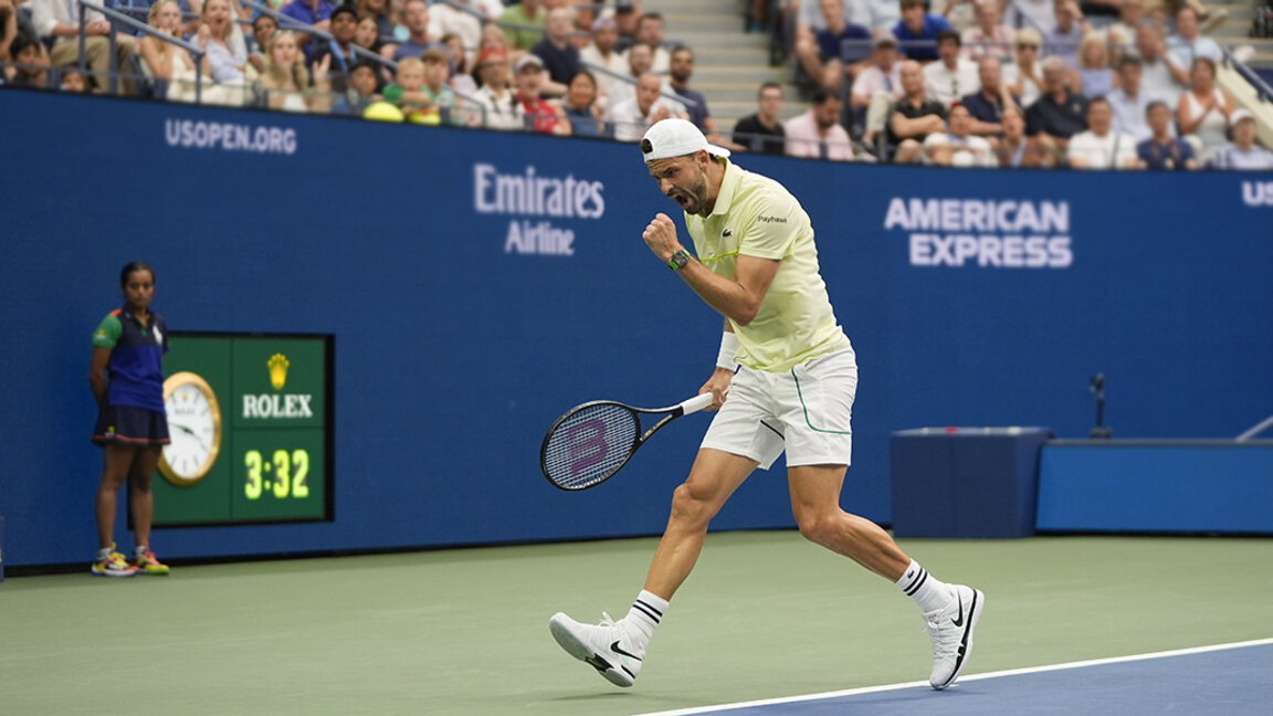 Grigor Dimitrov u kualifikua për çerekfinalet në Nju Jork