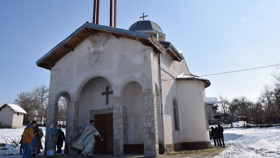 Освещаването на храма в ловешкото село Соколово, който носи името "Благовещение Богородично" през 2021г.