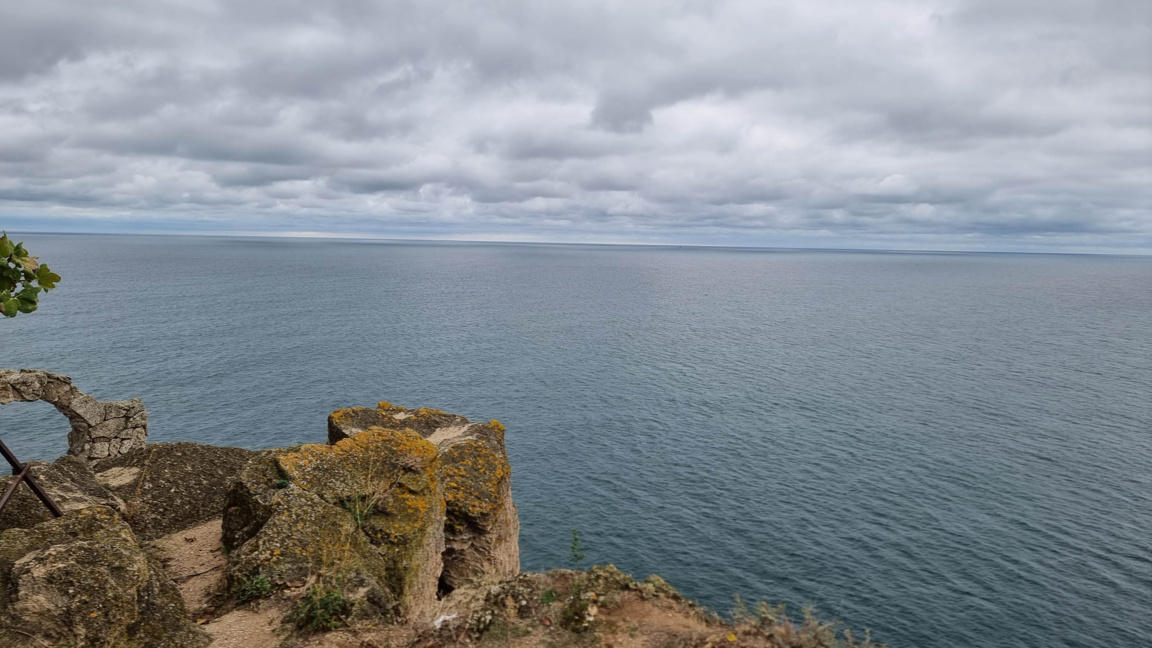 Изглед към Черно море от нос Калиакра.