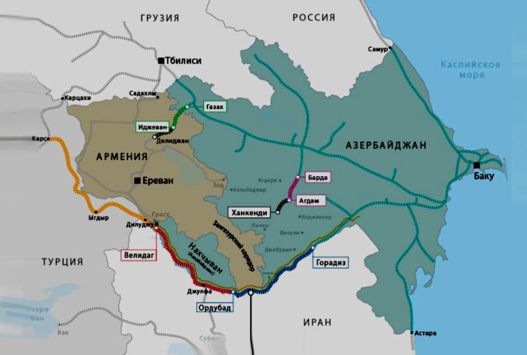 Зенгезурският коридор може да донесе първи дивиденти за Армения и Азербайджан