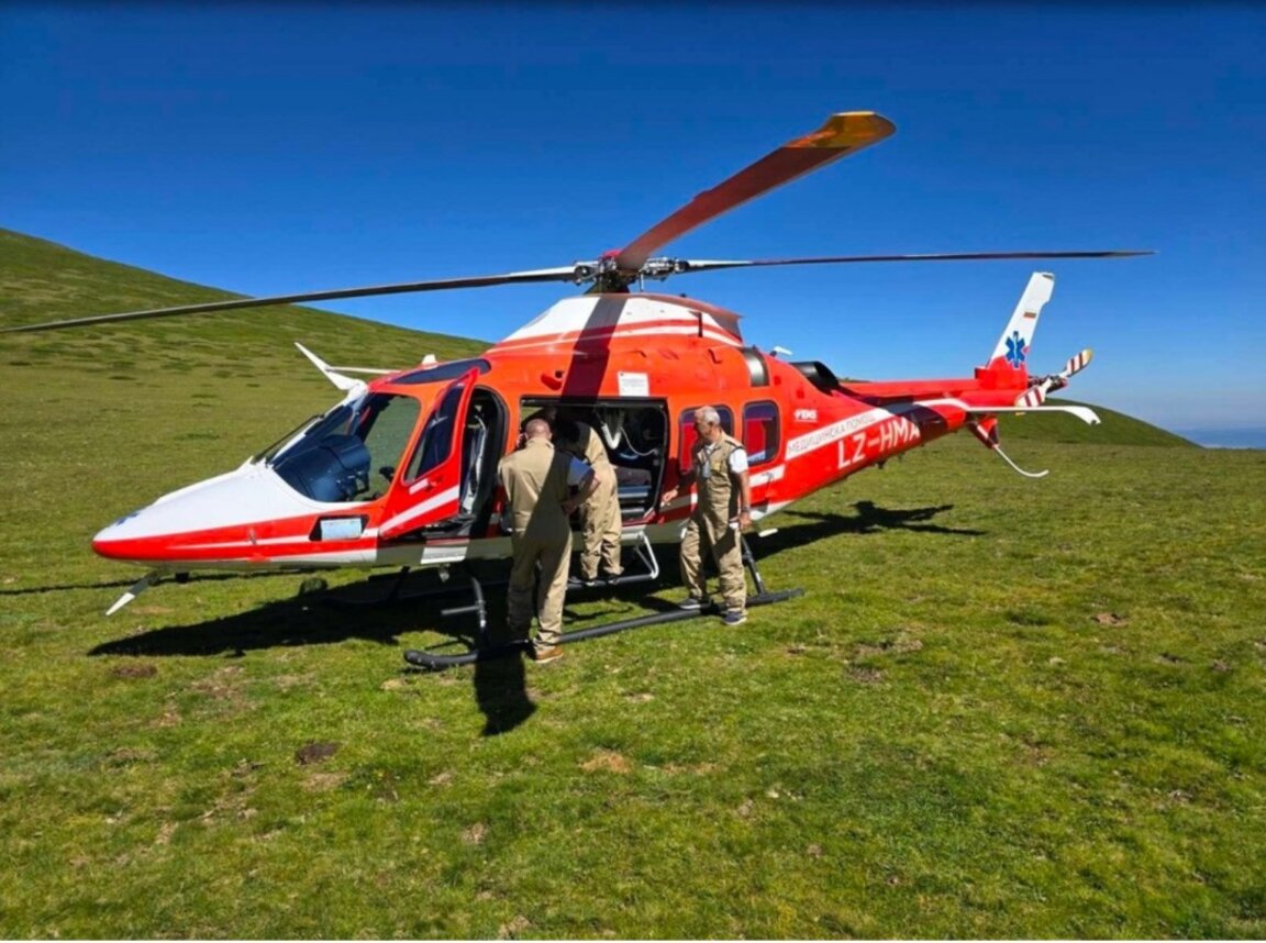Bulgaria's air ambulance completes first successful mountain mission