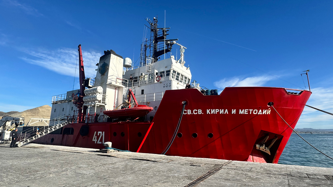 Sts Cyril and Methodius to call at Santos on return from Antarctica