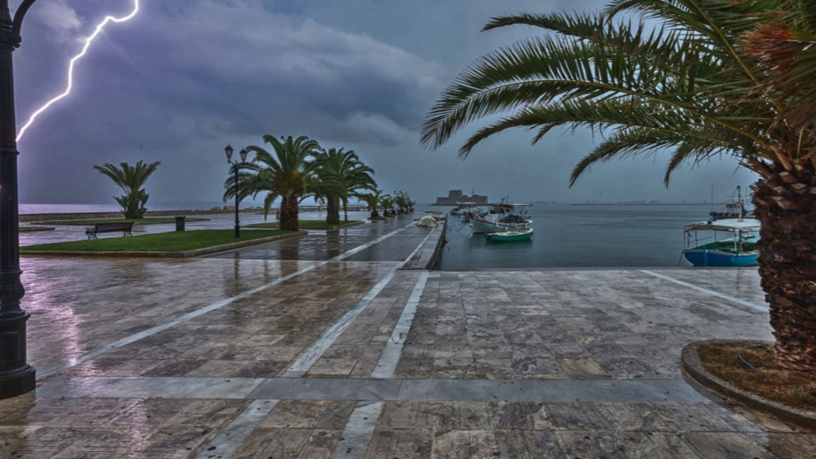 Гърция буря бури