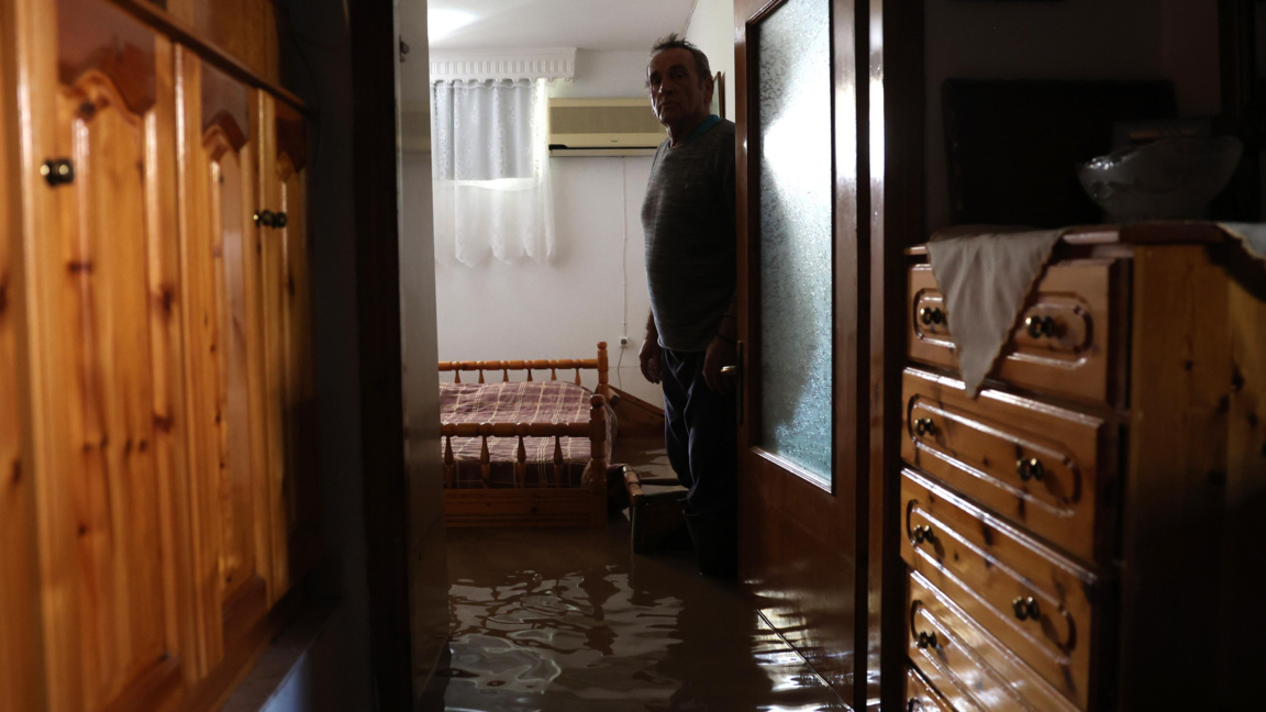 Дъждове и наводнения в Гърция