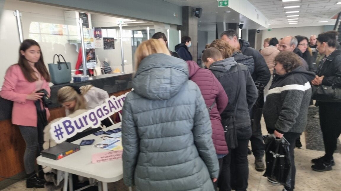 Трудова борса в Бургас за  украински бежанци, 19 април 2022 г.