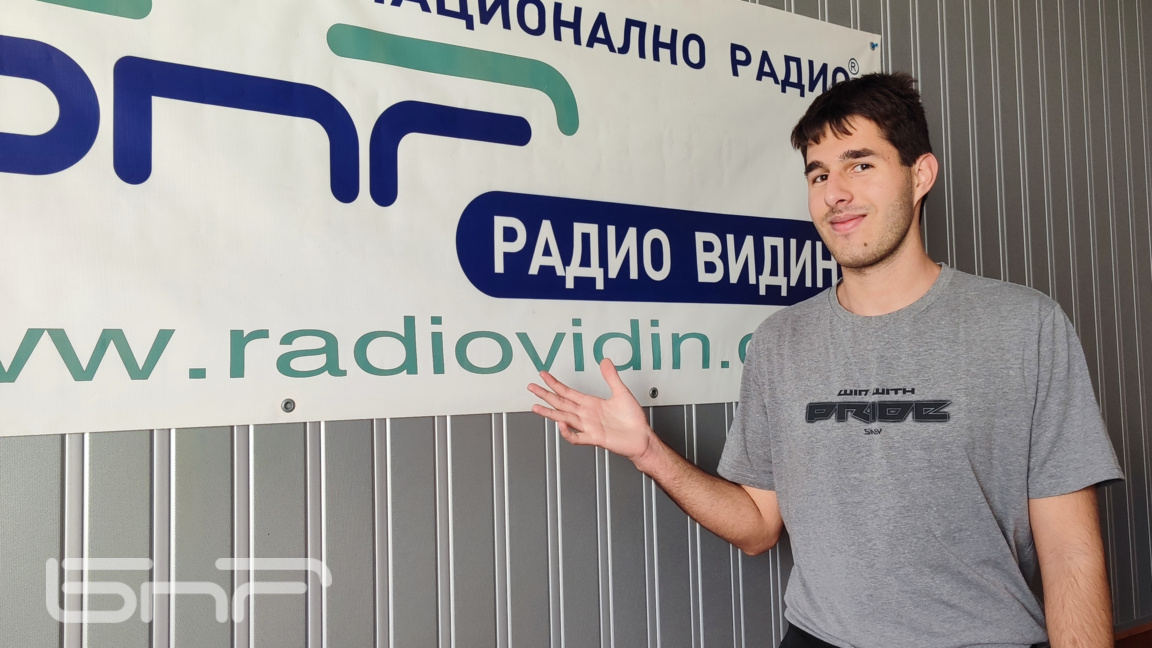 Кристиан Недялков, ученик в 12 клас в ГПЧЕ "Йордан Радичков"  Видин