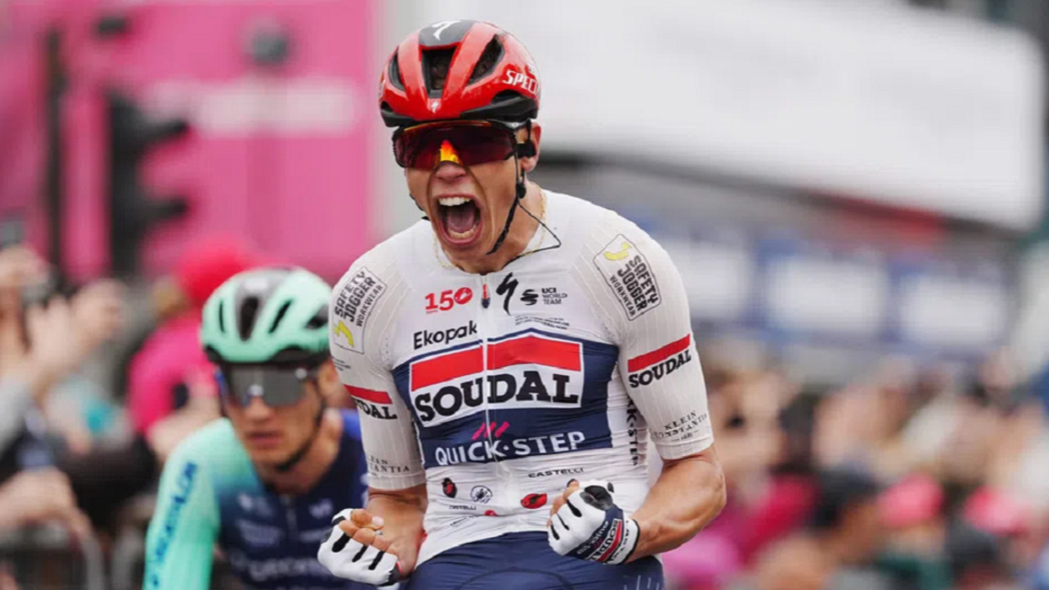 French rider Paul Magnier wins first stage of Giro d’Italia in Bulgaria