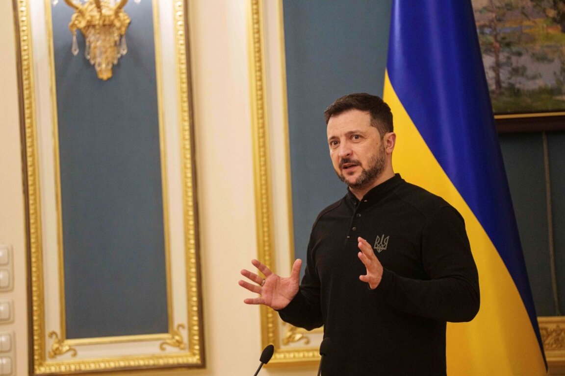 Президентът на Украйна Володомир Зеленски
