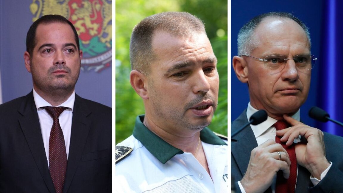 Kalin Stojanow,  Anton Slatanow und Gerhard Karner