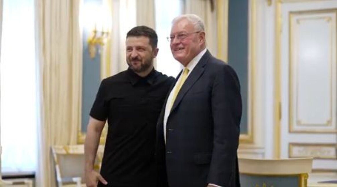 Володимир Зеленски и Кийт Келог