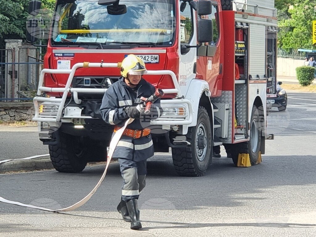 Голям пожар пламна в местността Радинчево, община Харманли
