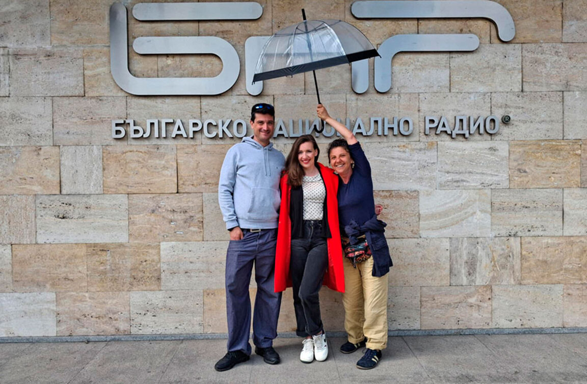 Петьо Петков-Шайбата, Калина Станева и Магдалена Митева