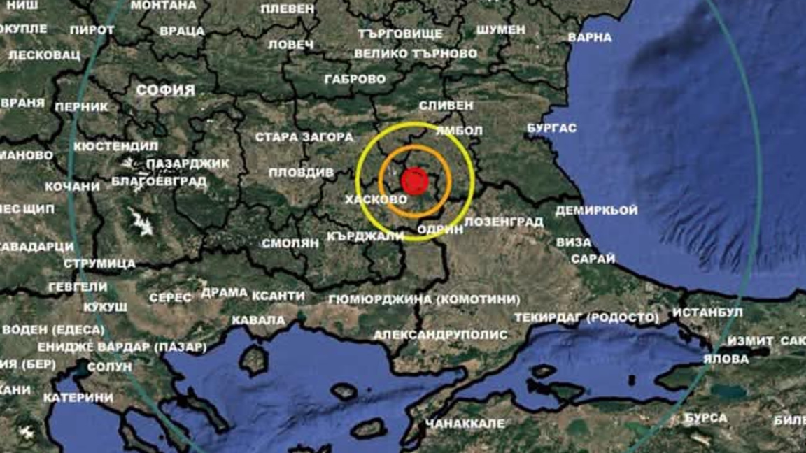 Земетресение с магнитуд 3,0 е регистрирано край Тополовград
